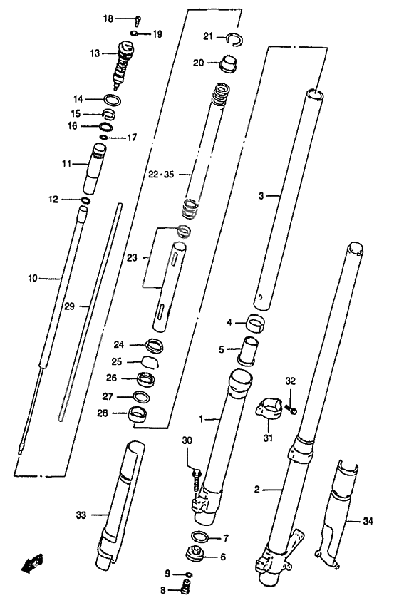 Front damper              

                  Model v