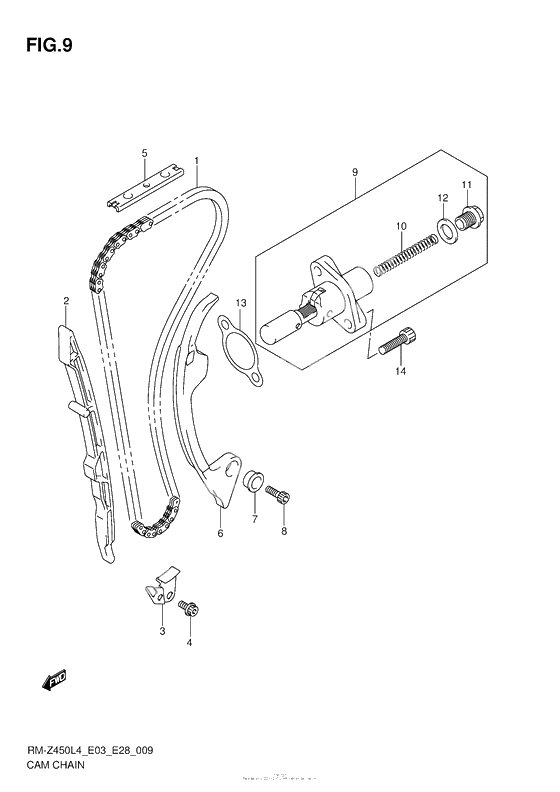 Цепь ГРМ & Натяжитель & Успокоитель