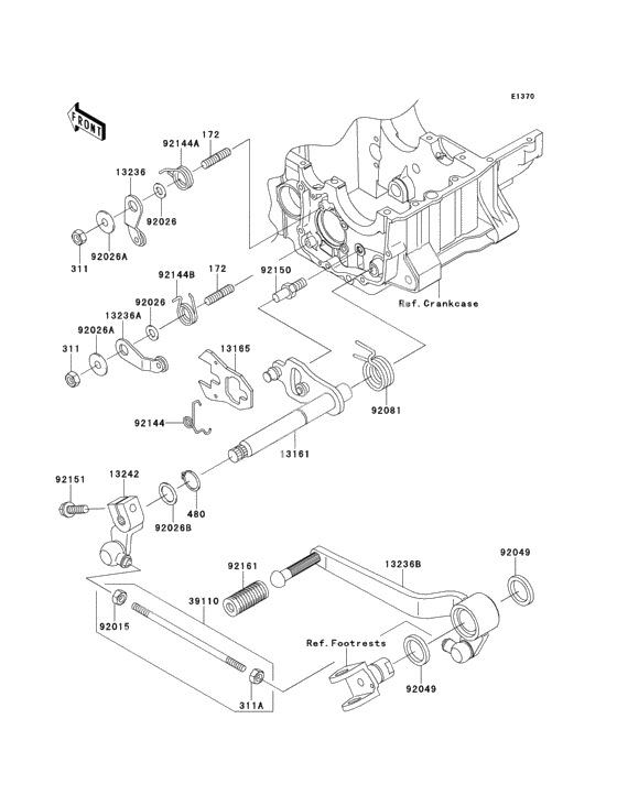 Gear change mechanism