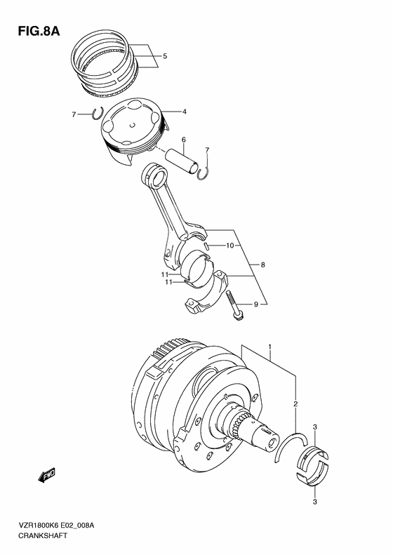 Crankshaft              

                  Model l0