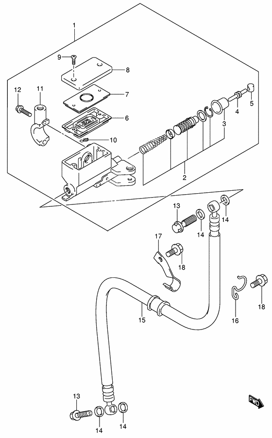 Clutch master cylinder