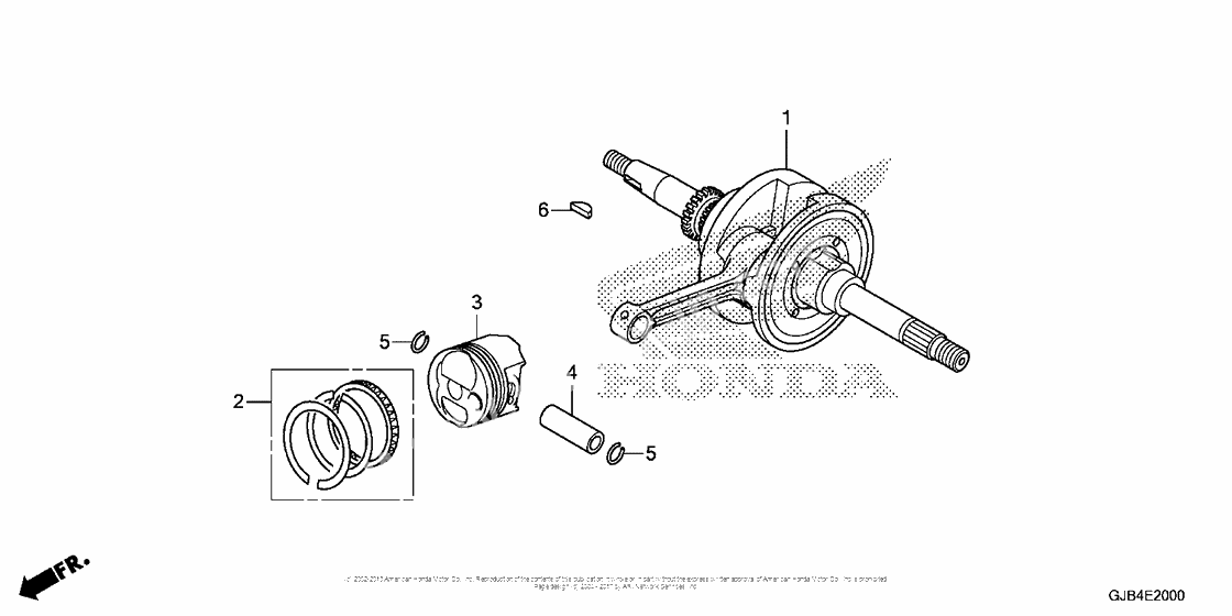 Коленчатый вал & Поршень