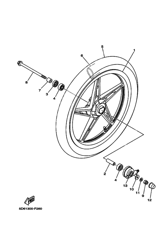 Front wheel