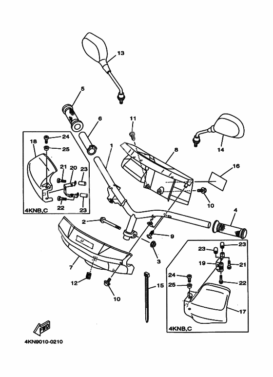 Steering Handle, Cable