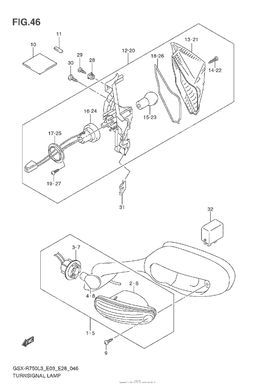 Turnsignal Lamp (E33)