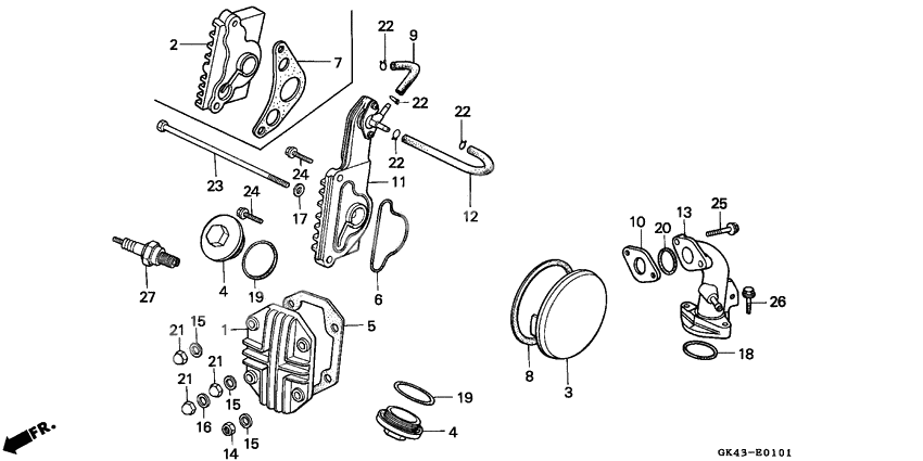 Cylinder head cover              

                  C50LAG/J/N