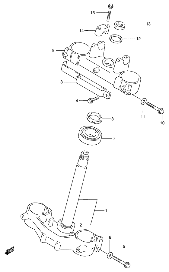 Steering stem              

                  Model t/v/w