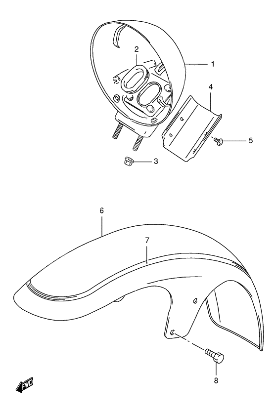 Front fender              

                  Model y/k1/k2