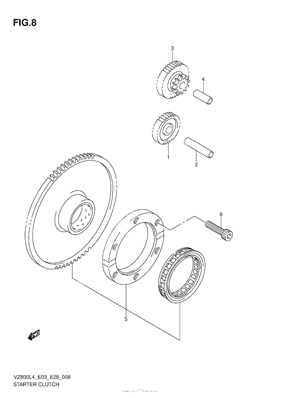 Привод стартера