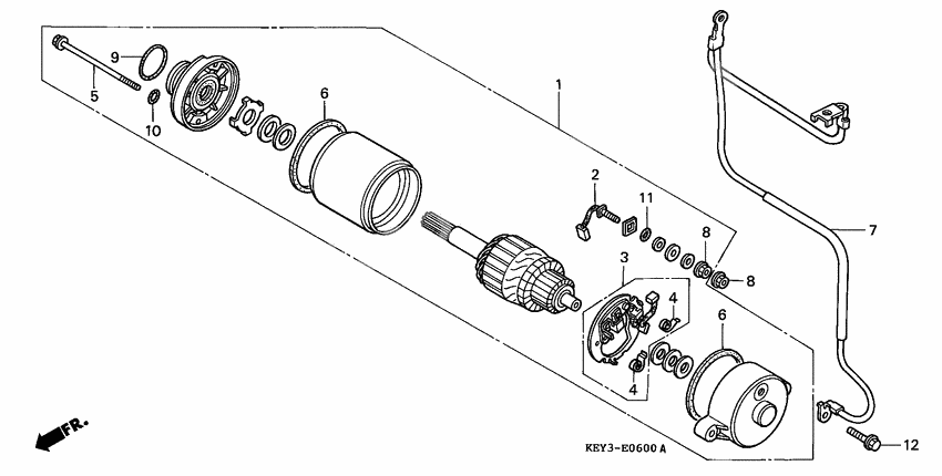 Starting motor