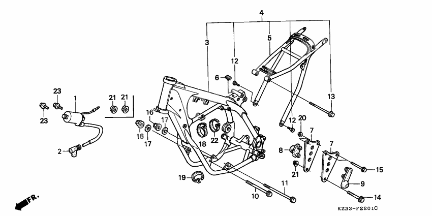 Frame body/ ignition coil