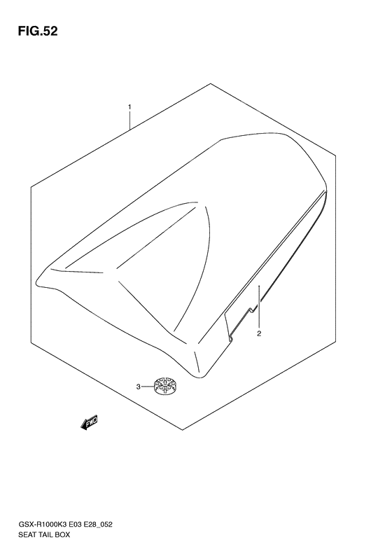 Seat tail box              

                  Model k3