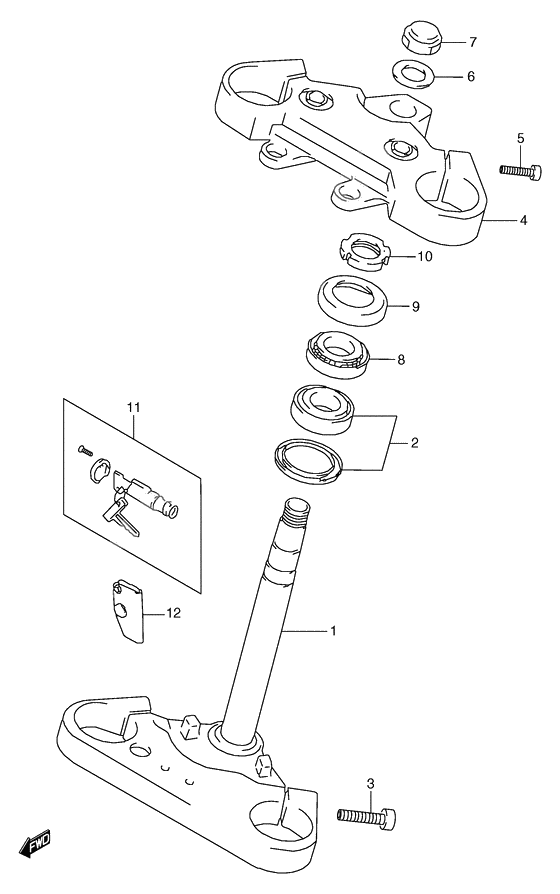 Steering stem