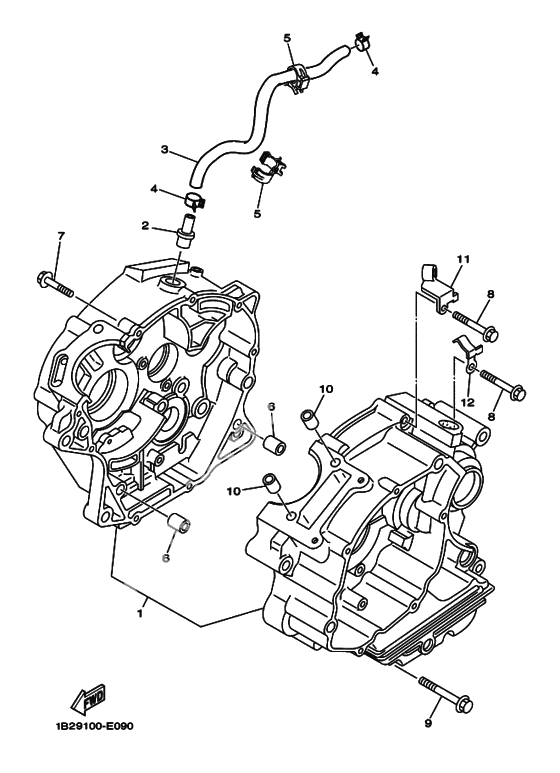 Картер двигателя