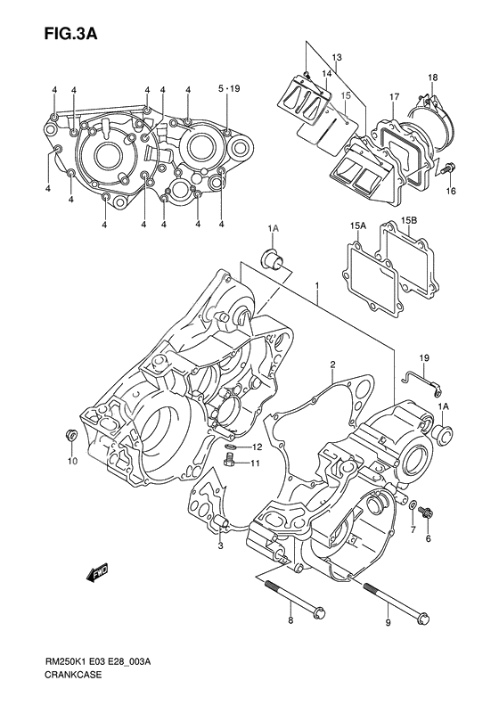 Crankcase              

                  Model k3/k4/k5/k6