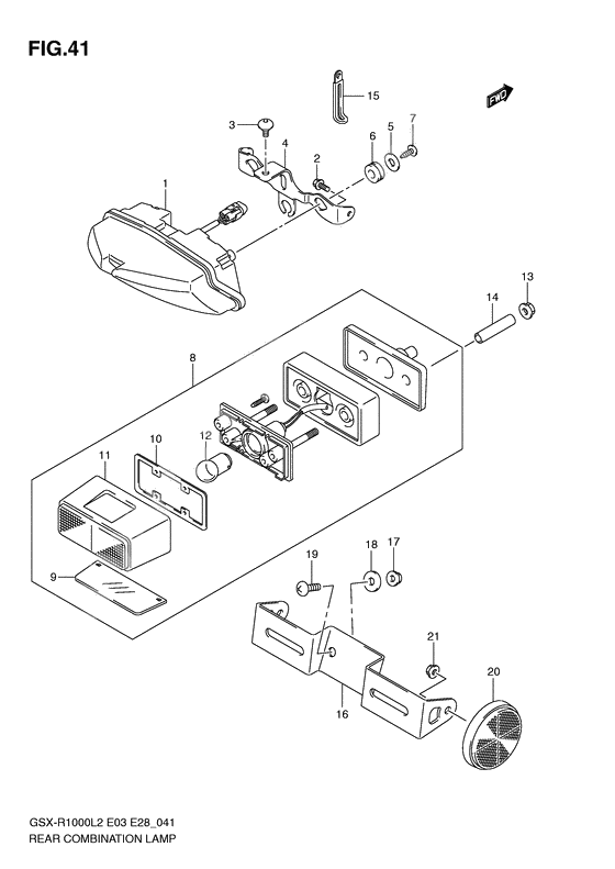 Rear combination lamp