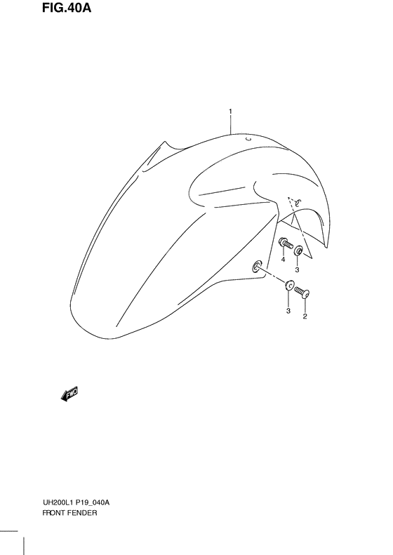 Front fender              

                  Model executive p19