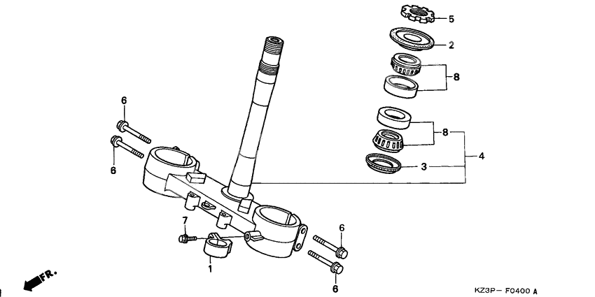 Steering stem
