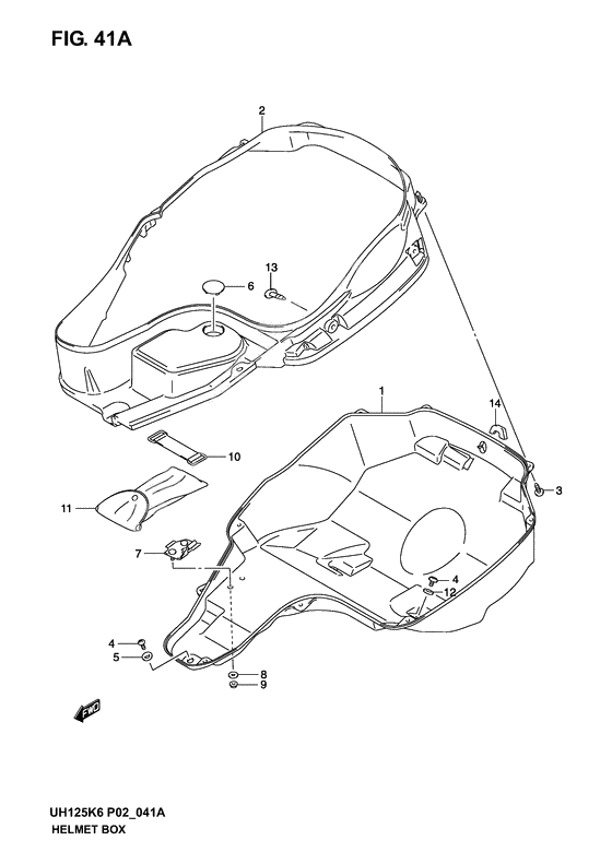 Helmet box              

                  Model k4/k5/k6