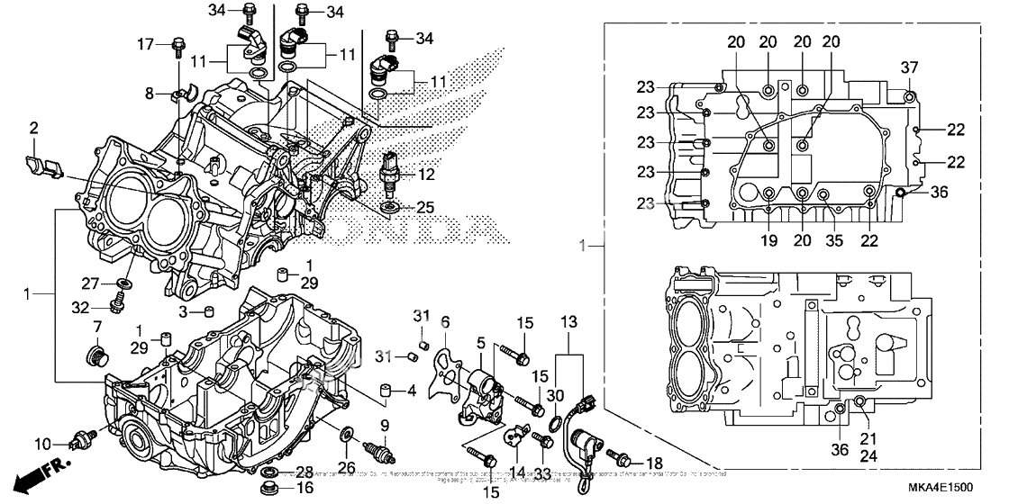 Картер двигателя