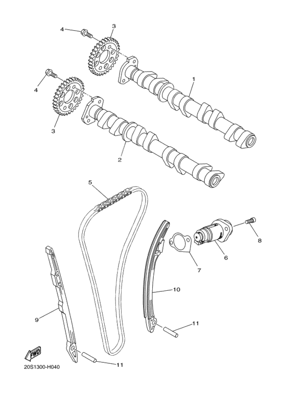 Camshaft & chain