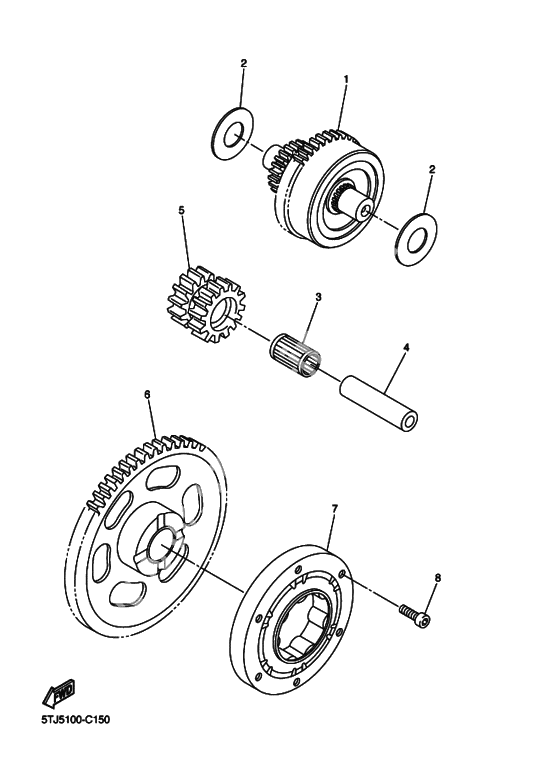 Привод стартера