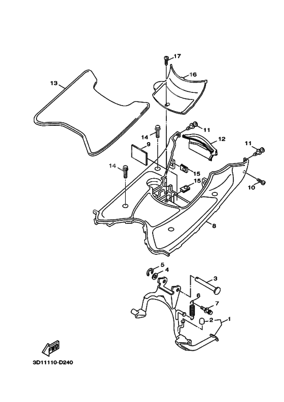 Support & repose pied
