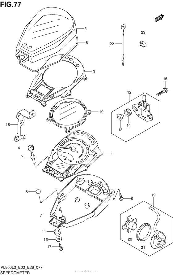 Speedometer (Vl800Tl3 E33)