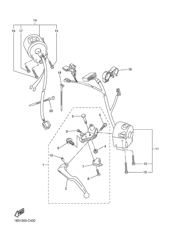 Handle switch & lever