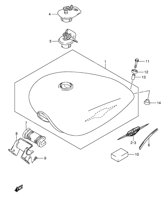 Tank fuel              

                  Model k5/k6/k7/k8