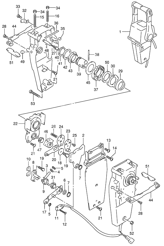 Top mount dual