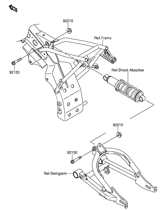 Suspension ignition coil