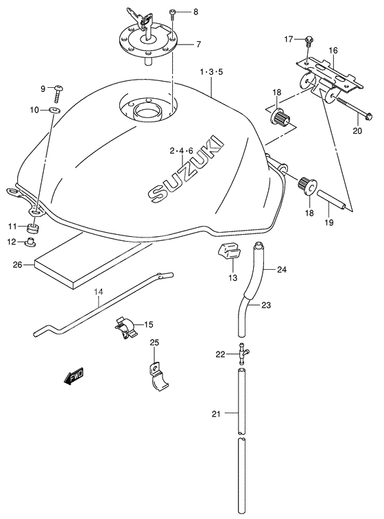 Tank fuel              

                  Model x/y