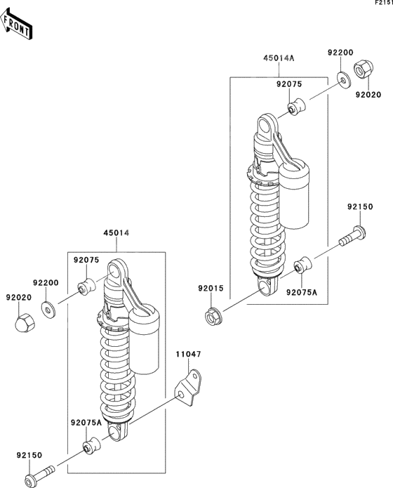 Suspension/shock absorber