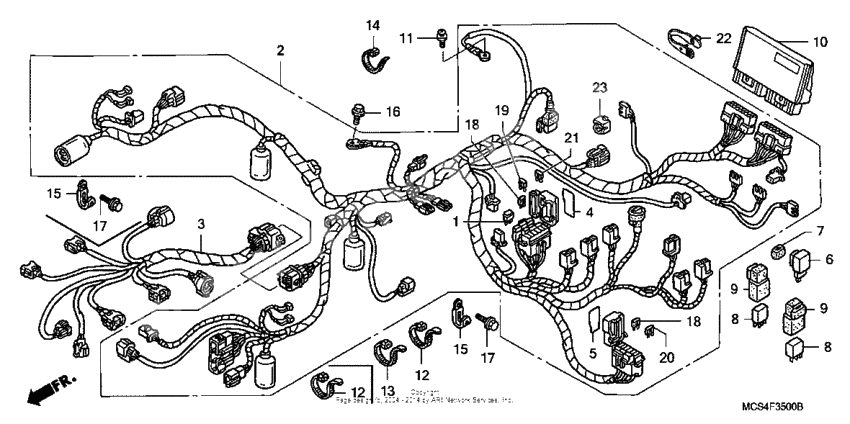 Wire harness (st1300)