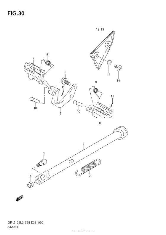 Stand (Dr-Z125Ll3 E33)