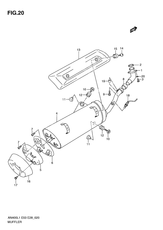 Muffler comp