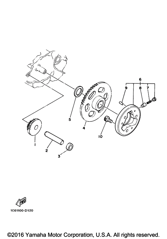 Привод стартера
