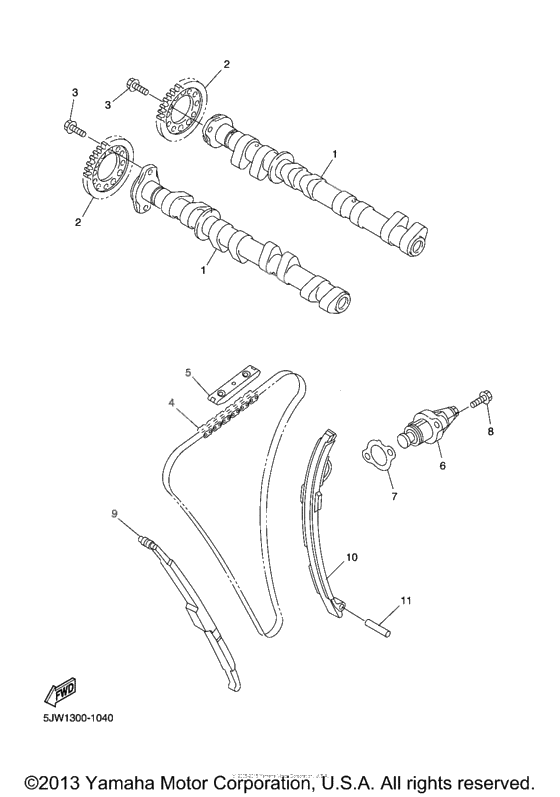 Camshaft chain