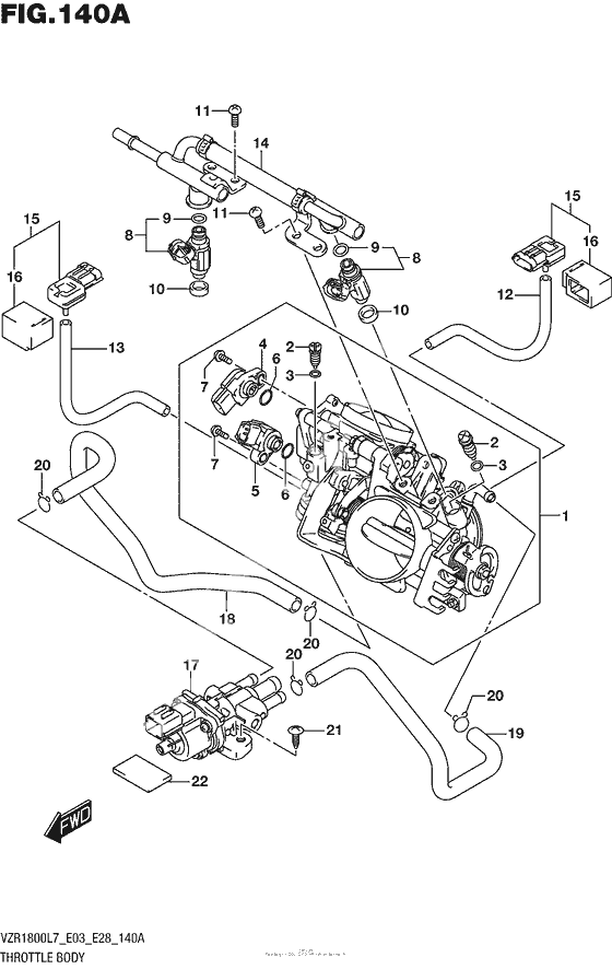 Throttle Body (Vzr1800L7 E28)