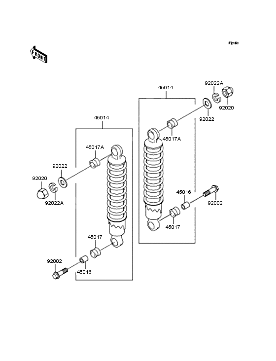 Suspension/shock absorber