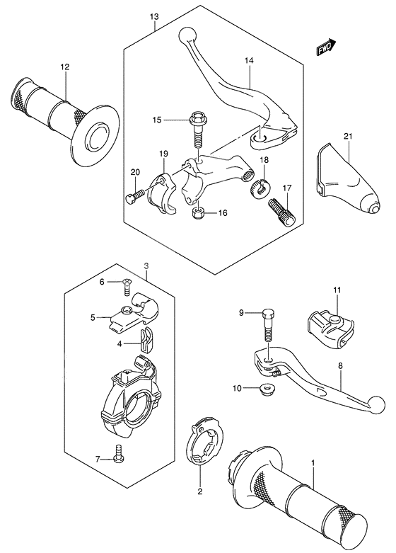 Handle lever              

                  Model k5/k6