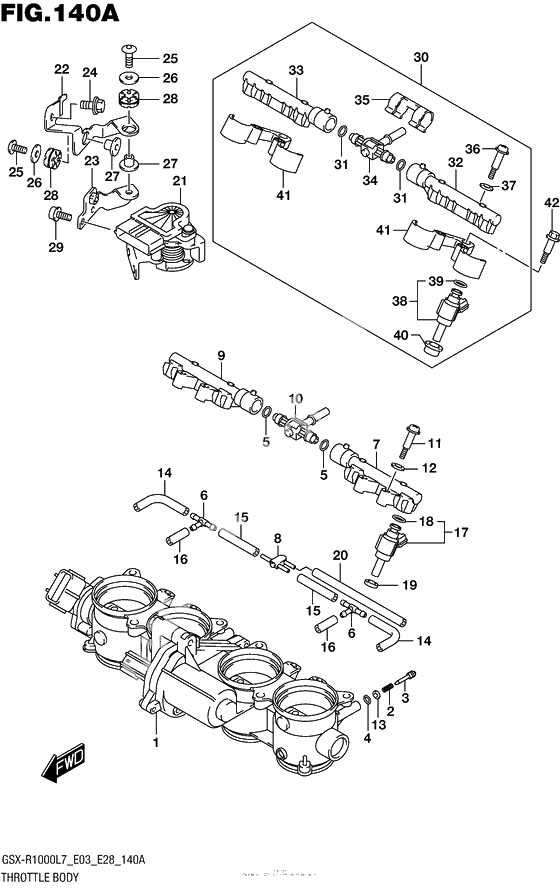 Throttle Body (Gsx-R1000L7 E03)