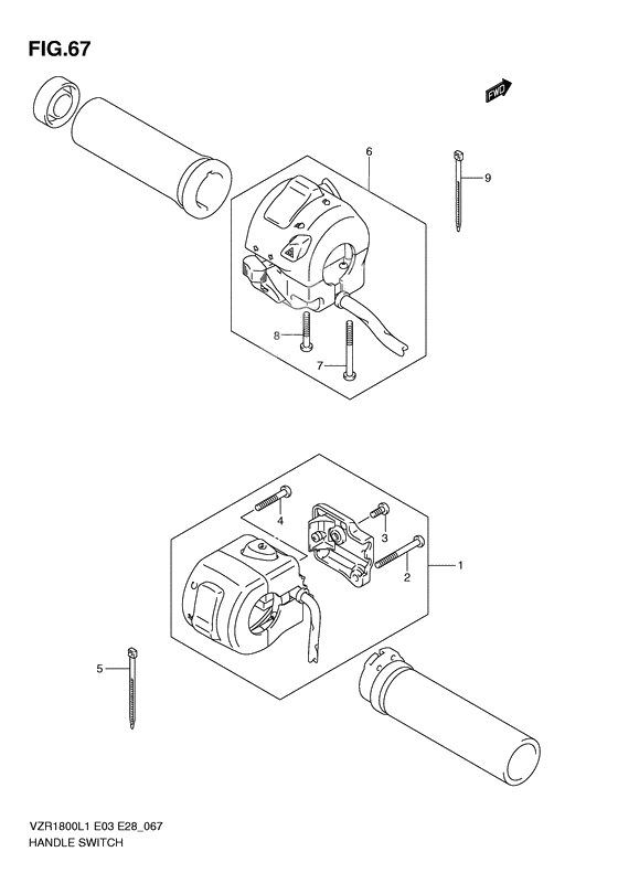 Handle switch              

                  Vzr1800l1 e28