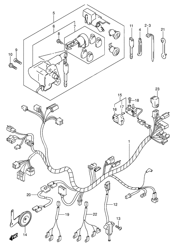 Wiring harness              

                  Model y/k1