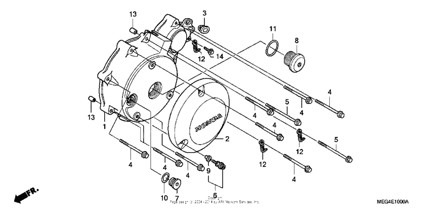 Left crankcase cover