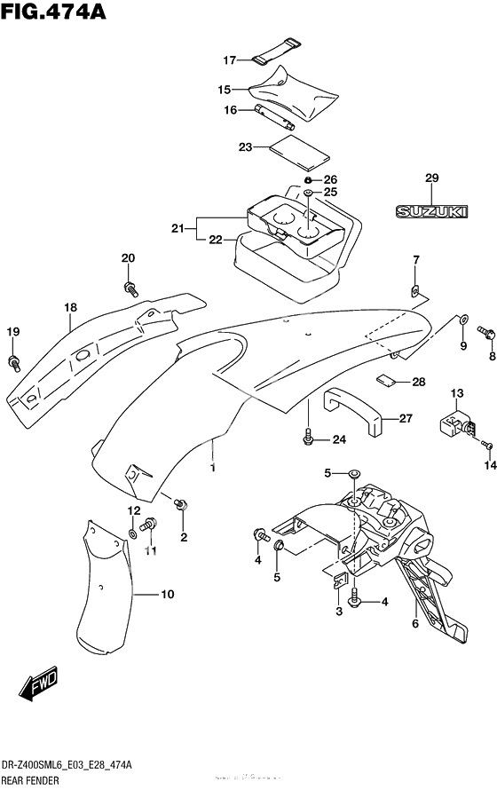 Заднее крыло