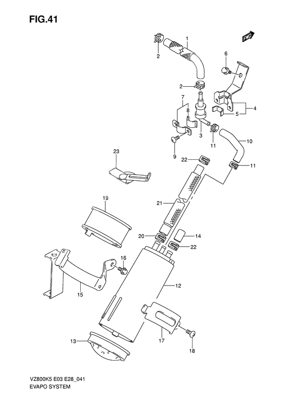 Evap system              

                  Model k5/k6/k7/k8 e33