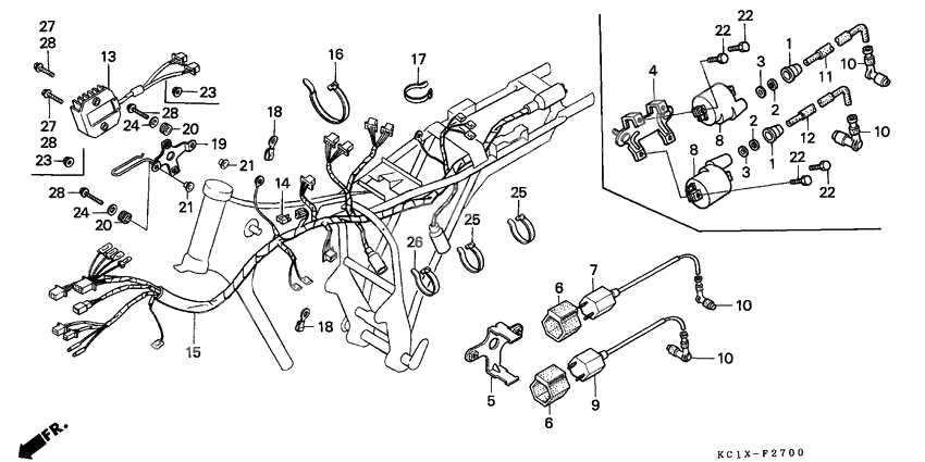 Wire harness/ ignition coil