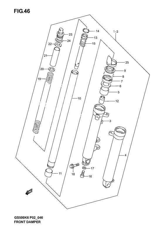 Front damper              

                  Model k3